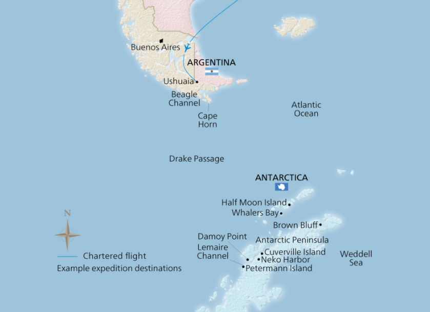 viking-cruise-antarctica-explorer-map